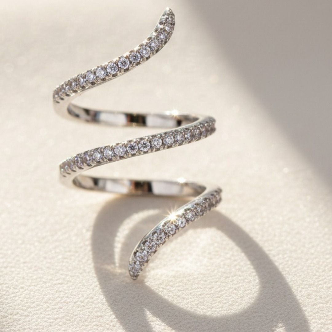 טבעת כסף 925 עם זירקון יוקרתי